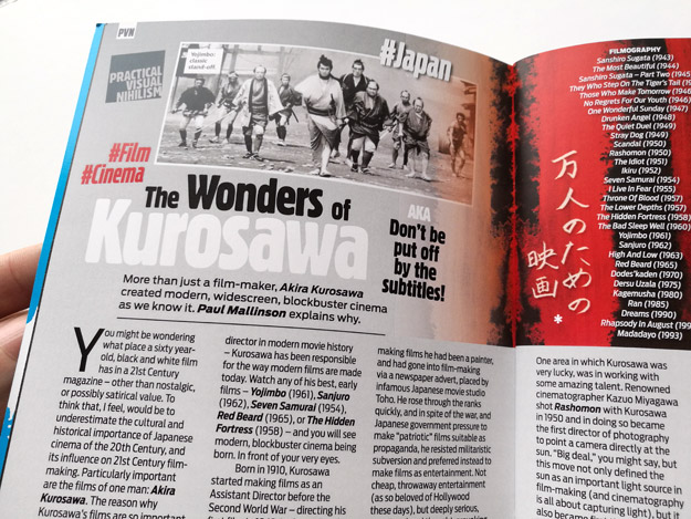 Akira Kurosawa feature in Practical Visual Nihilism magazine