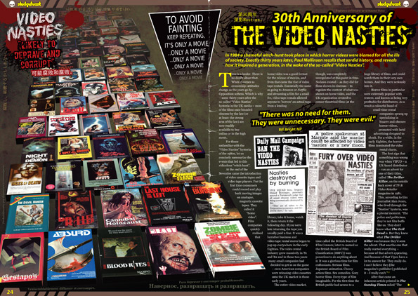 Sludgefeast Magazine - 30th Anniversary of the Video Nasties
