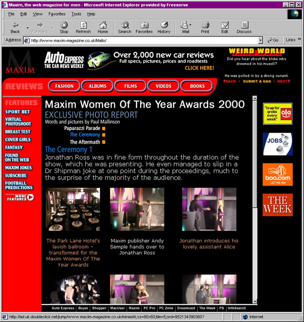 Maxim Magazine official website
