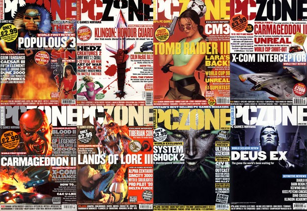 PC Zone Magazine Covers