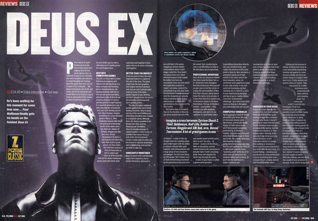 World Exclusive First Review of Ion Storm's Deus Ex